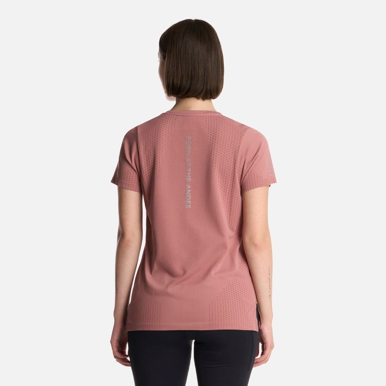 Polera Mujer 4 Run Seamless Trail Short Sleeve Rosa Lippi-2