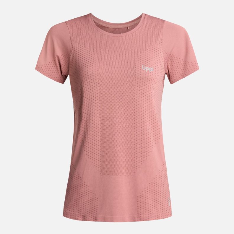 Polera Mujer 4 Run Seamless Trail Short Sleeve Rosa Lippi-5