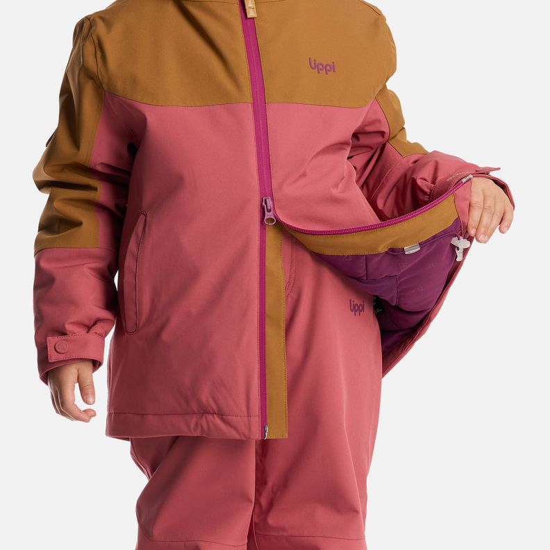 Chaqueta Niña Sierra Nevada B-Dry Steam-Pro Hoody Jacket Rosa Oscuro Lippi-6