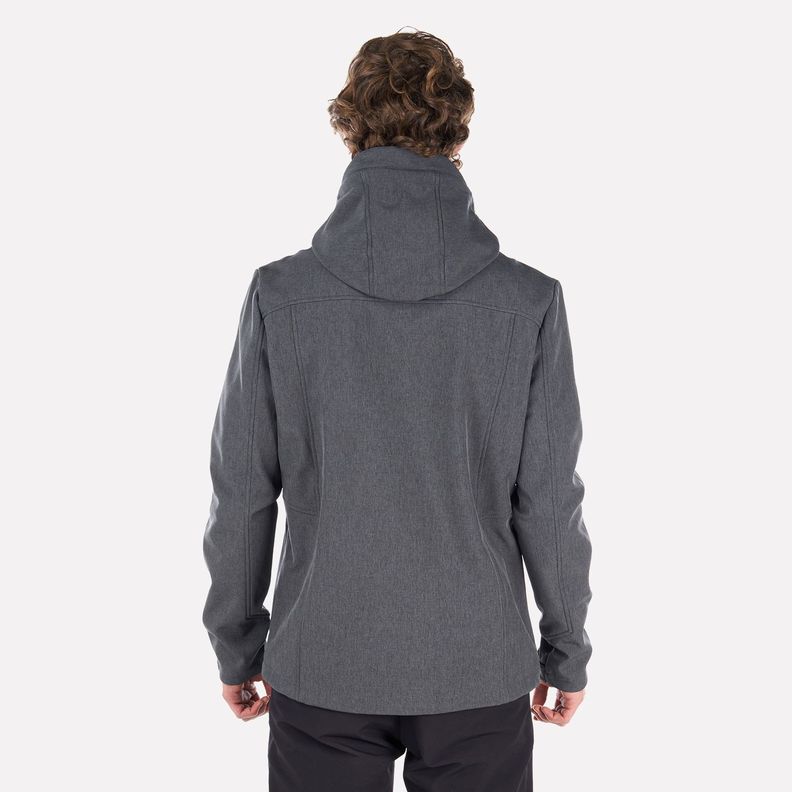 Chaqueta Hombre Macaya Softshell Hoody Jacket Melange Grafito Lippi I23-2