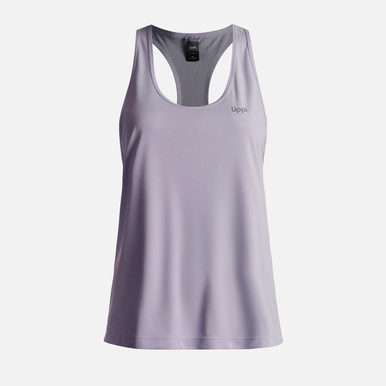 Polera Mujer  Workout Q-Dry Tank T-Shirt Morado Claro Lippi-0