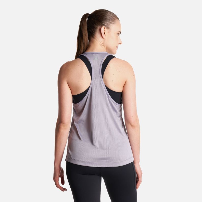 Polera Mujer  Workout Q-Dry Tank T-Shirt Morado Claro Lippi-3