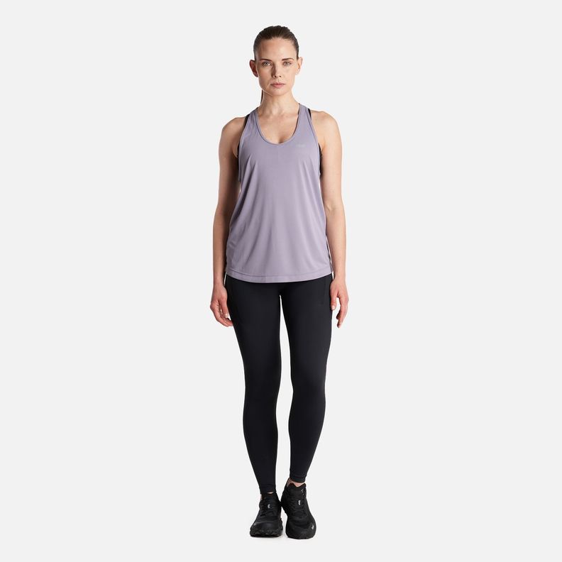 Polera Mujer  Workout Q-Dry Tank T-Shirt Morado Claro Lippi-5