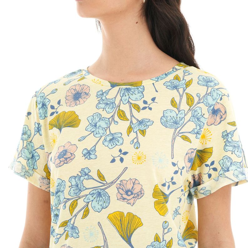 Polera Mujer Flora Amarillo Haka Honu-6