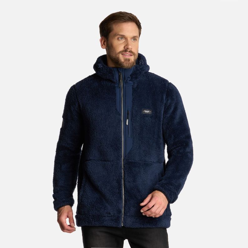 Polar Hombre Bear Shaggy-Pro Hoody Azul Marino Lippi I25-0