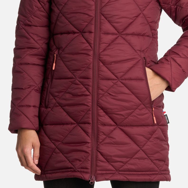 Chaqueta Mujer Pala Negra Burdeo Haka Honu I25-4
