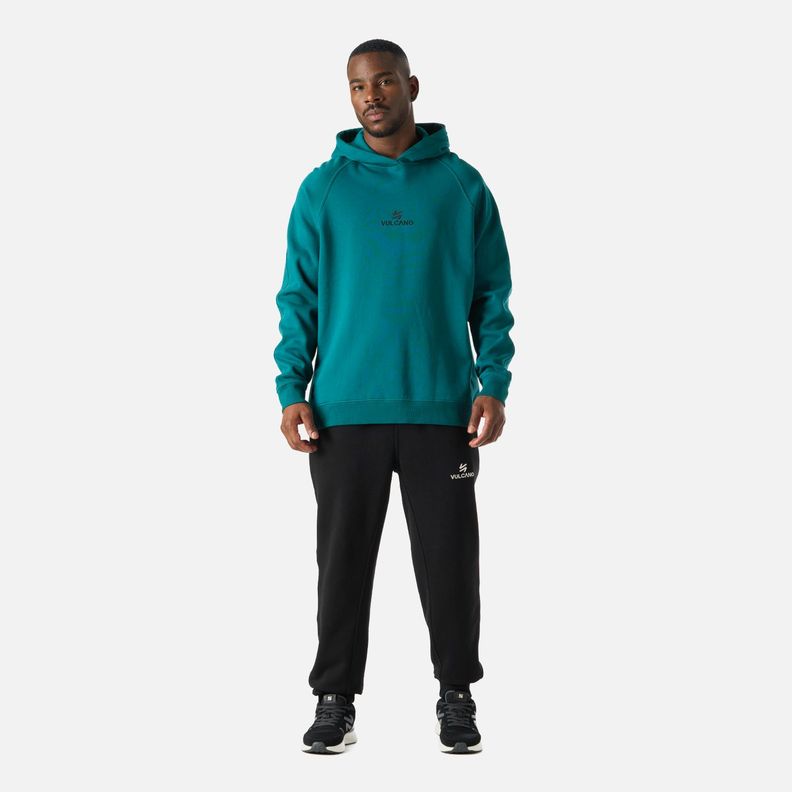 Polerón Hombre Cool Down Sweatshirt Hoody Petroleo Vulcano-6