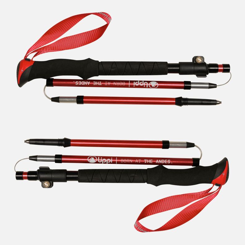 Bastones Fast Trail Duo Trekking Pole Rojo Lippi I25-1