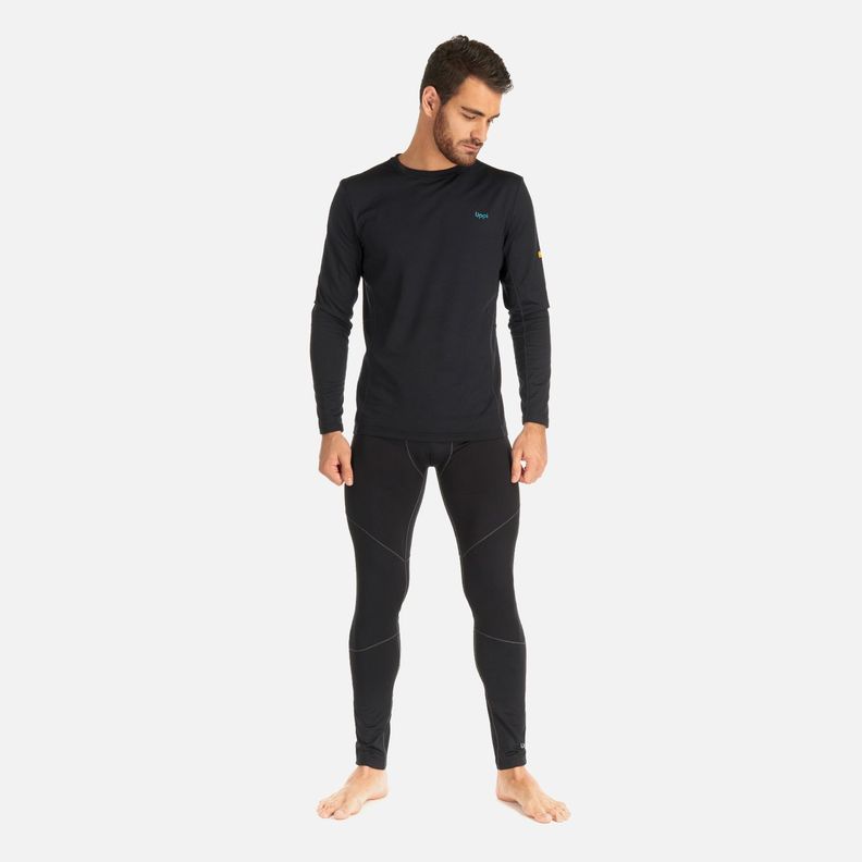 Primera Capa Hombre Skintec 2000 Warm Bottom Negro Lippi I23-8