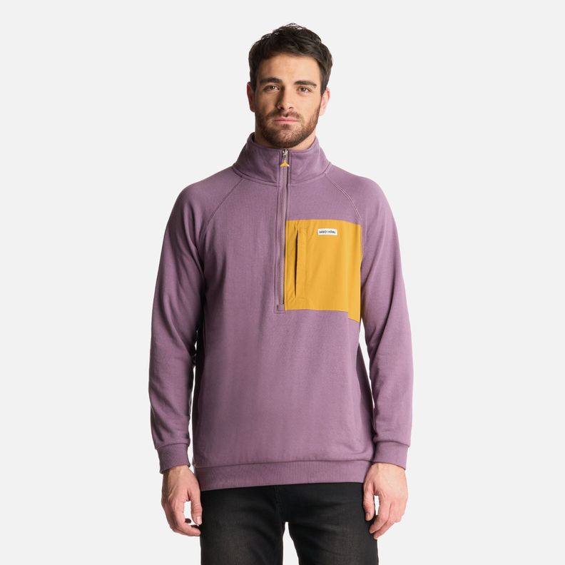 Polerón Hombre Sugar Daddy Morado Claro Haka Honu-0