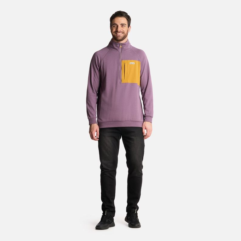 Polerón Hombre Sugar Daddy Morado Claro Haka Honu-5