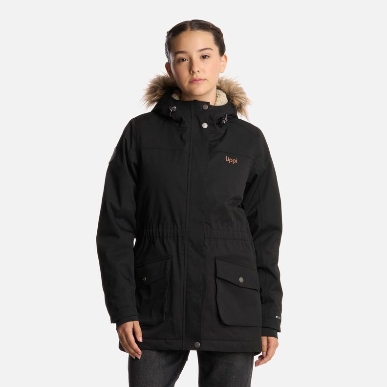 Chaqueta Teen Girl Roble B-Dry Hoody Jacket Negro Lippi I25-0