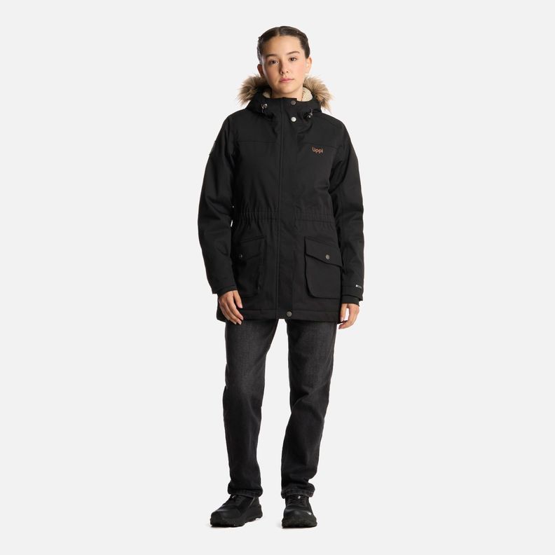 Chaqueta Teen Girl Roble B-Dry Hoody Jacket Negro Lippi I25-6