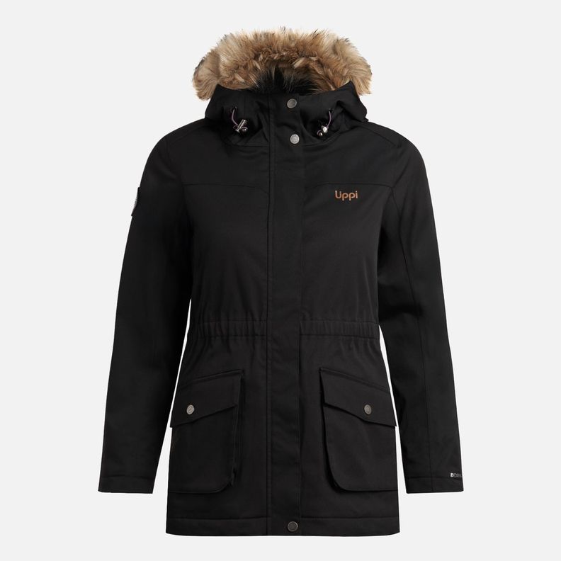 Chaqueta Teen Girl Roble B-Dry Hoody Jacket Negro Lippi I25-7