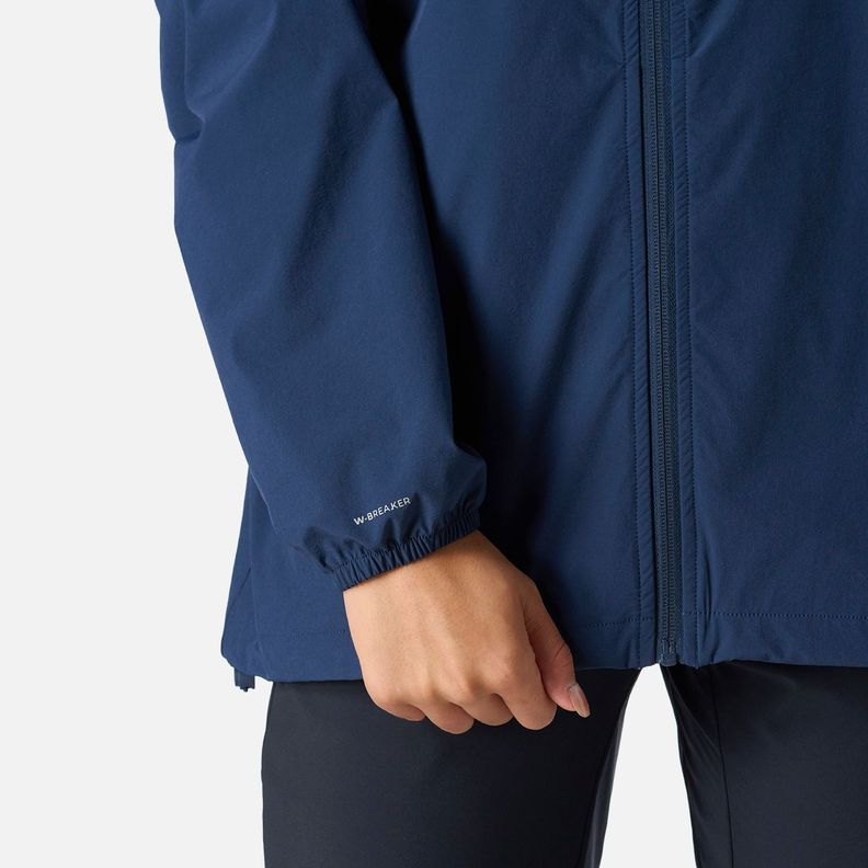 Chaqueta Mujer Tempo Full Zip Windbreaker Celeste Vulcano-6