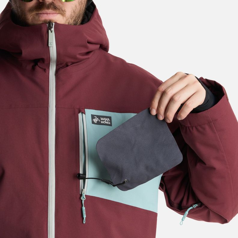 Chaqueta Hombre Yeti Burdeo Haka Honu I24-7