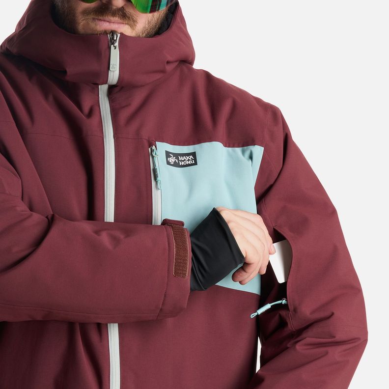 Chaqueta Hombre Yeti Burdeo Haka Honu I24-8