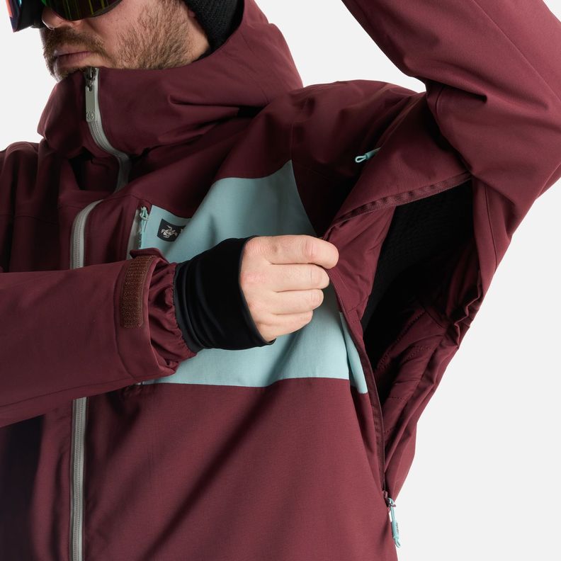 Chaqueta Hombre Yeti Burdeo Haka Honu I24-9