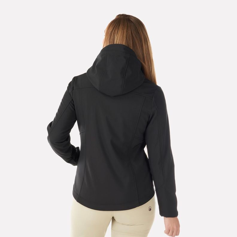 Chaqueta Mujer Macaya Softshell Hoody Jacket Negro Lippi V23-2