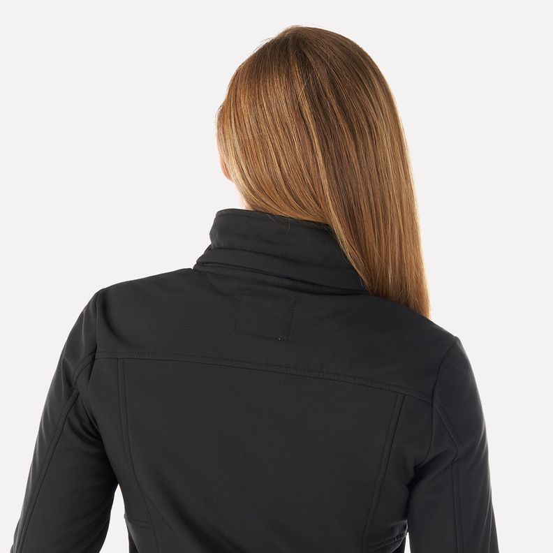 Chaqueta Mujer Macaya Softshell Hoody Jacket Negro Lippi V23-6