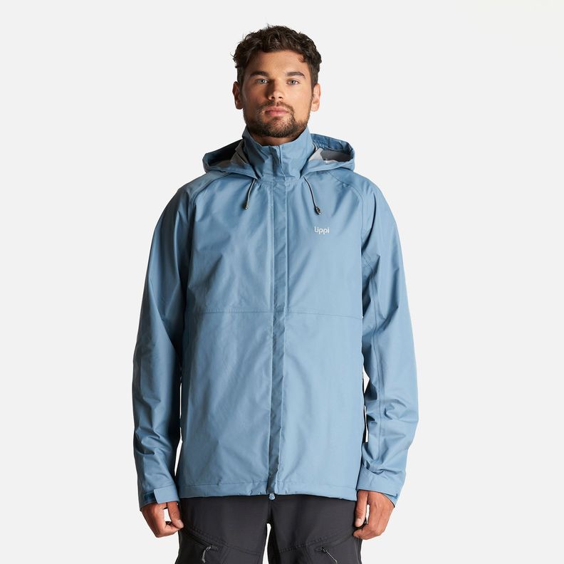 Chaqueta Hombre Alpine B-Dry Hoody Jacket Azul Piedra Lippi-1