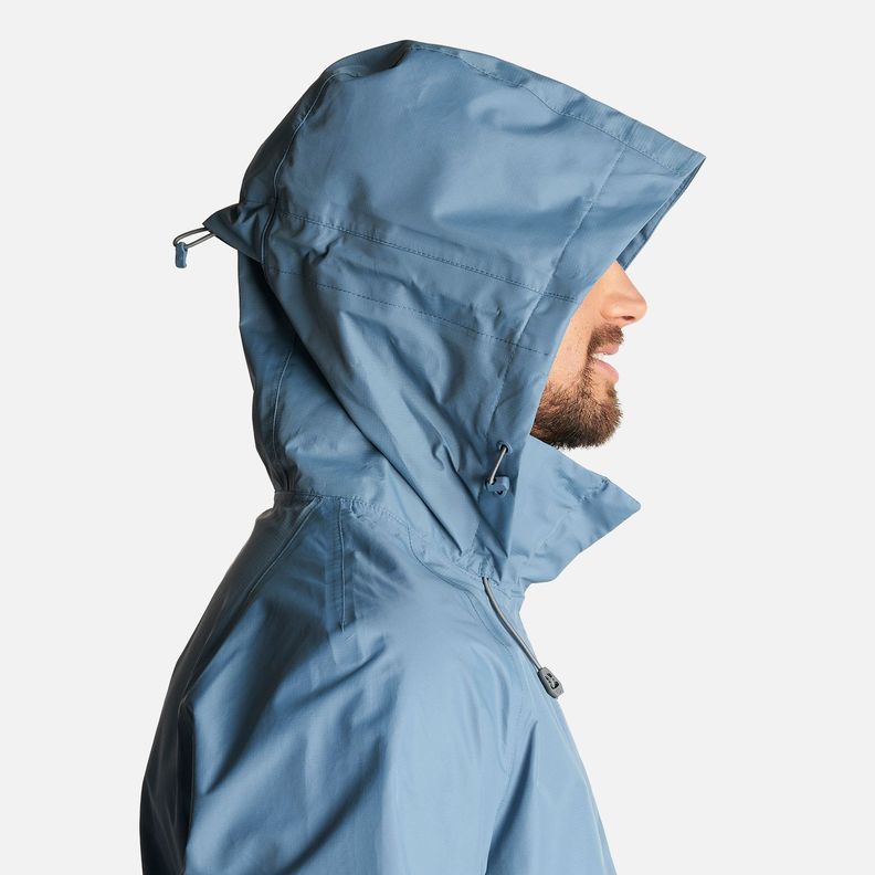Chaqueta Hombre Alpine B-Dry Hoody Jacket Azul Piedra Lippi-4