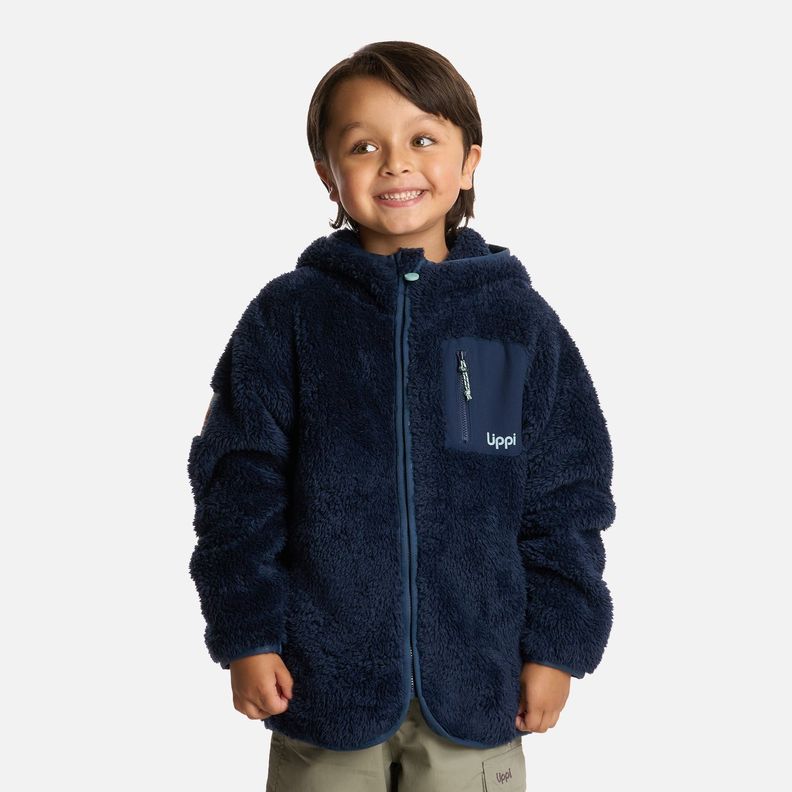 Polar Niño Bear Shaggy-Pro Hoody Azul Marino Lippi I25-0
