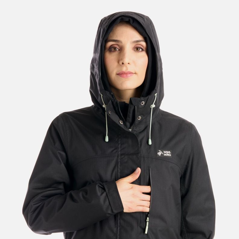 Chaqueta Mujer Perro Guapo Pro Negro Haka Honu I25-4