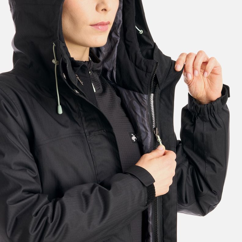 Chaqueta Mujer Perro Guapo Pro Negro Haka Honu I25-8