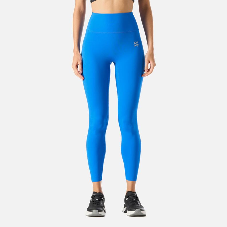 Calza Mujer Tempo 7/8 Super High Rise Leggins Azul Vulcano-0