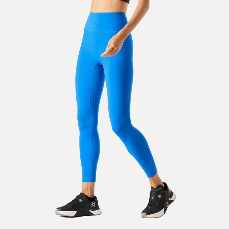 Calza Mujer Tempo 7/8 Super High Rise Leggins Azul Vulcano-1