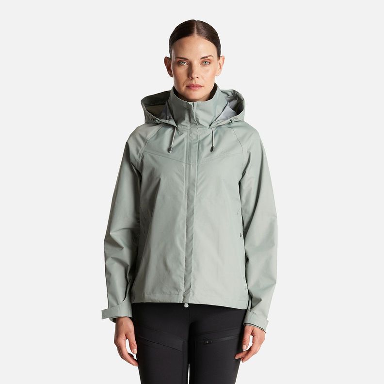 Chaqueta Mujer Alpine B-Dry Hoody Jacket Jade Lippi-1