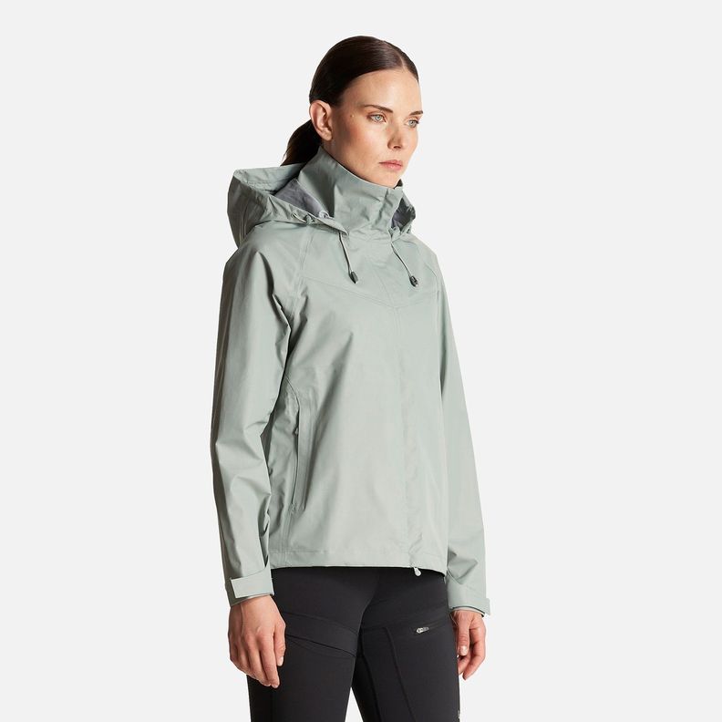 Chaqueta Mujer Alpine B-Dry Hoody Jacket Jade Lippi-2