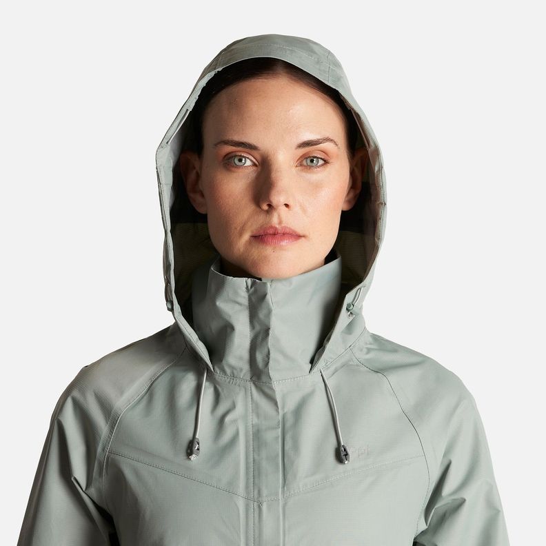 Chaqueta Mujer Alpine B-Dry Hoody Jacket Jade Lippi-4