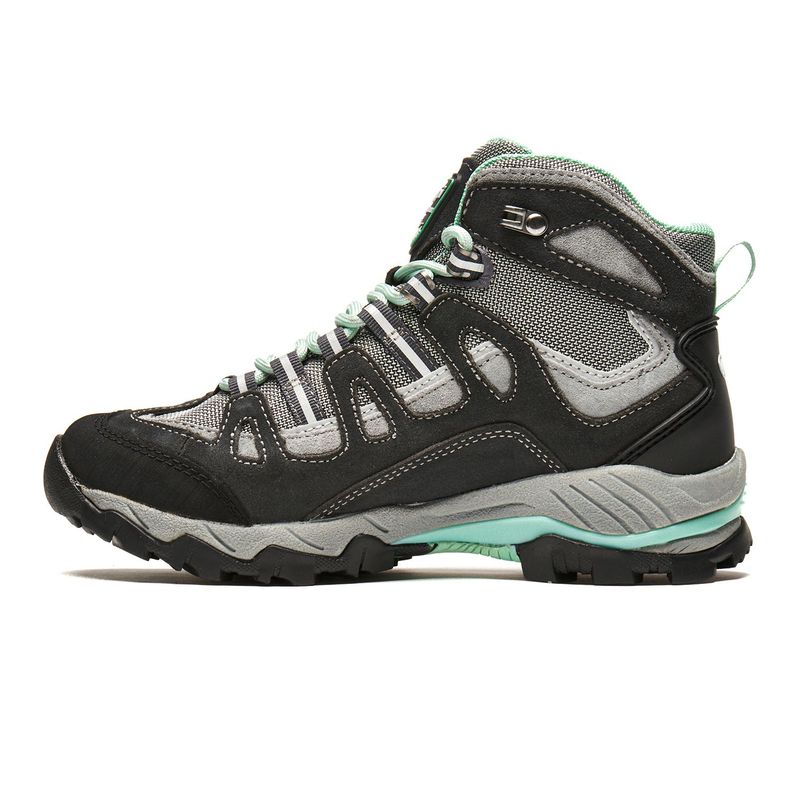 Botín Mujer Puelo Cs Hi Gris / Verde Agua Lippi I25-1