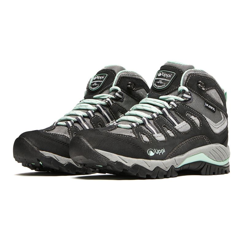 Botín Mujer Puelo Cs Hi Gris / Verde Agua Lippi I25-2