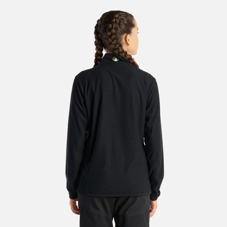 Poleron Teen Girl Mild Nano-F 14 Zip Negro Lippi I24-3