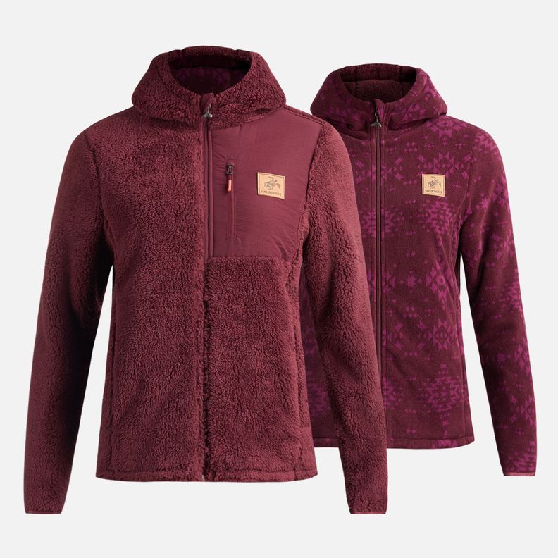 Chaqueta Mujer Bi-Polar Burdeo Haka Honu I24-0