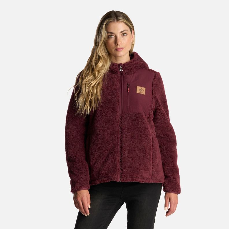 Chaqueta Mujer Bi-Polar Burdeo Haka Honu I24-1
