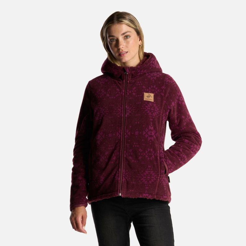 Chaqueta Mujer Bi-Polar Burdeo Haka Honu I24-7
