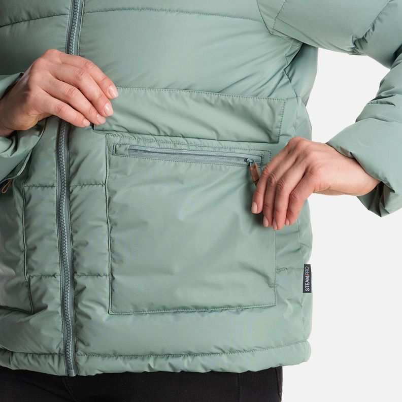 Chaqueta Mujer Kobuk Steam Pro Jacket Jade Oscuro Lippi-6