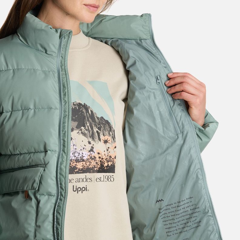 Chaqueta Mujer Kobuk Steam Pro Jacket Jade Oscuro Lippi-7