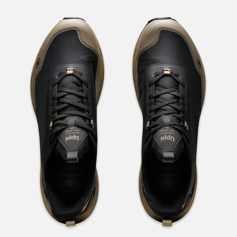 Zapatilla Hombre Kronos Negro / Taupe Lippi I25-5