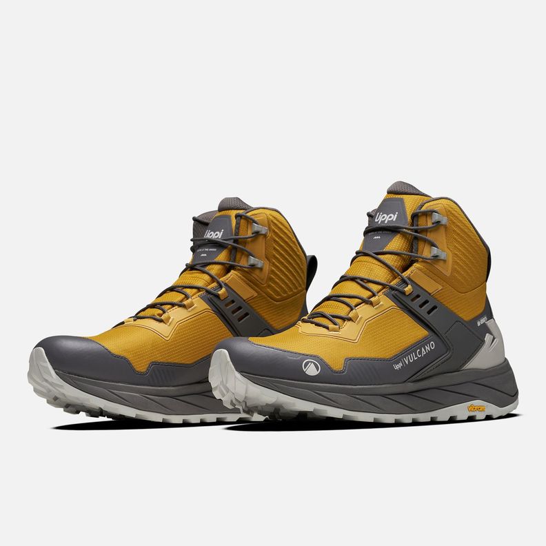 Zapatilla Hombre Atlas Mid Mostaza / Grafito Lippi I25-2