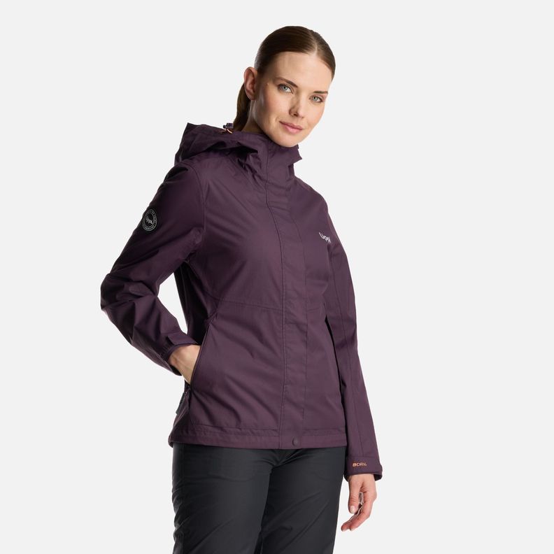 Chaqueta Mujer Blizzard B-Dry Hoody Jacket Morado Oscuro Lippi-2