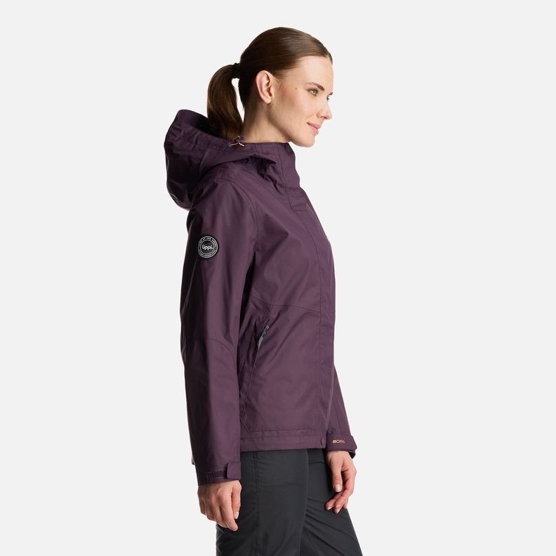 Chaqueta Mujer Blizzard B-Dry Hoody Jacket Morado Oscuro Lippi-3