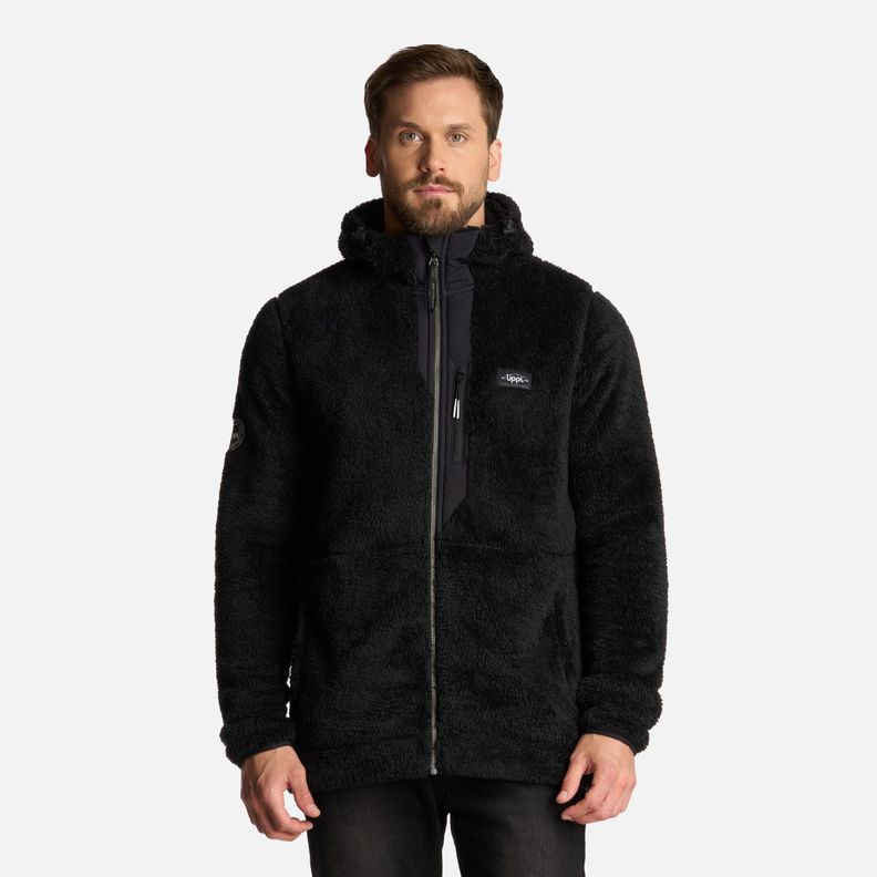Polar Hombre Bear Shaggy-Pro Hoody Jacket Negro Lippi I25-0