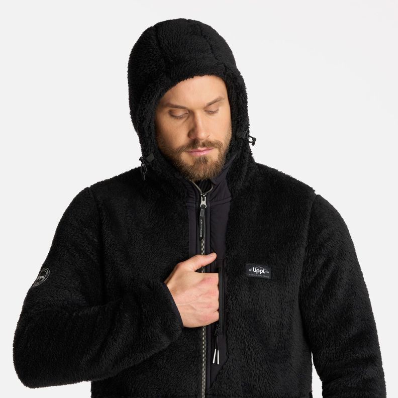 Polar Hombre Bear Shaggy-Pro Hoody Jacket Negro Lippi I25-3