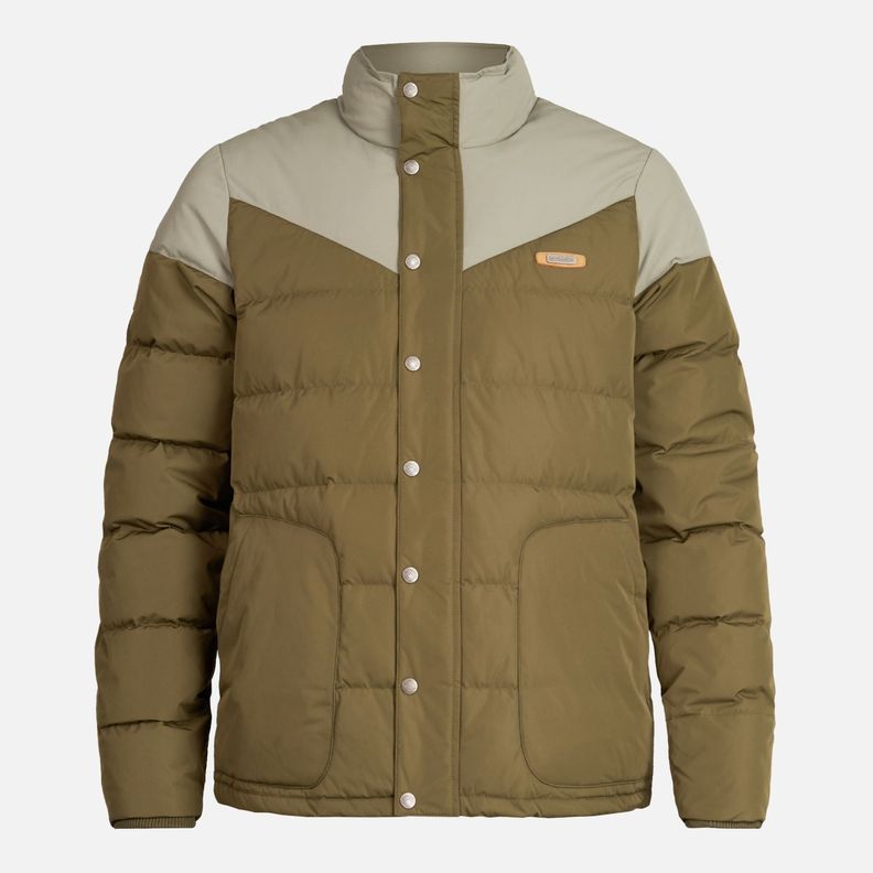 Chaqueta Hombre Kobuk Down Jacket Verde Militar Lippi-0