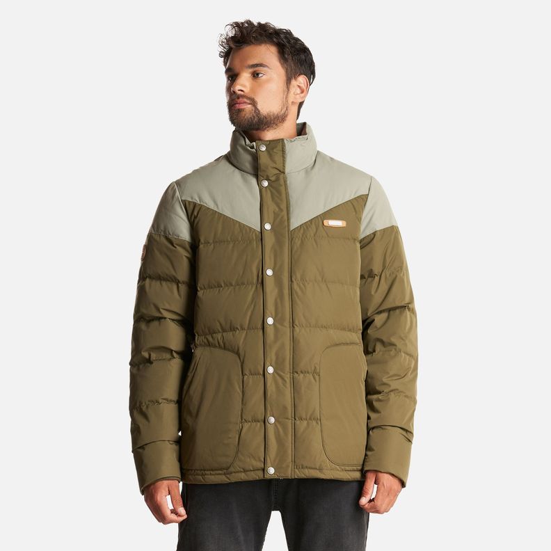 Chaqueta Hombre Kobuk Down Jacket Verde Militar Lippi-1